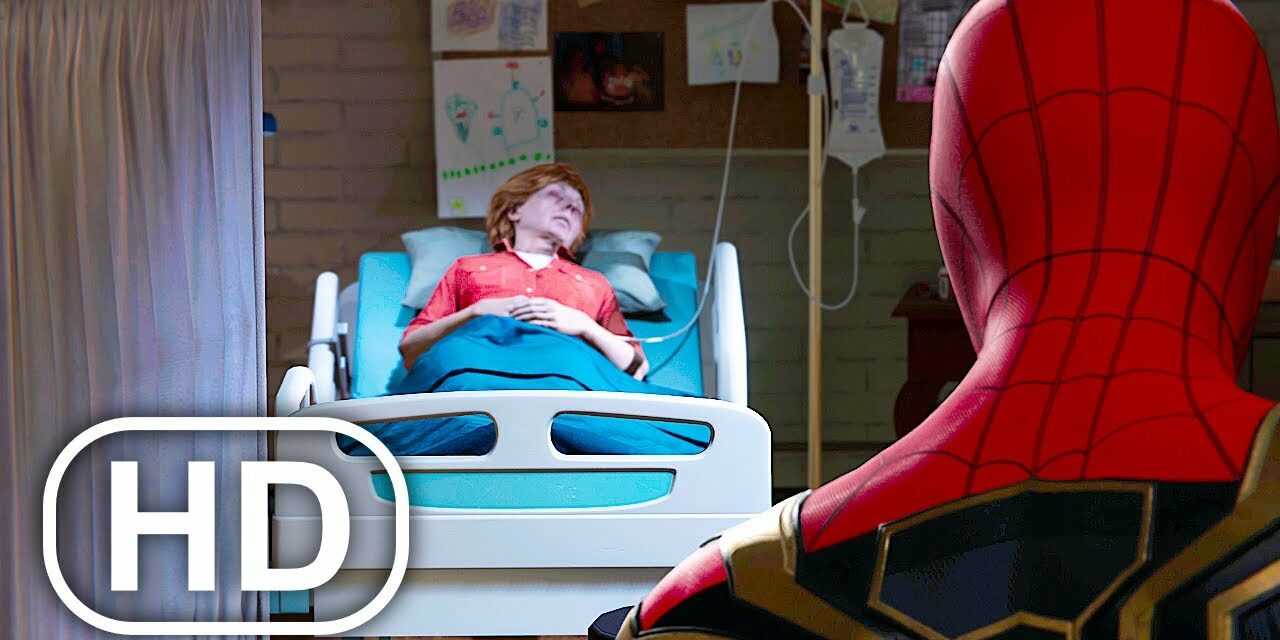 Aunt May Death Scene In Spider-Man No Way Home Movie Suit