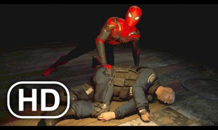 Spider-Man Gets Emotional Over Failing To Save A Cop Scene 4K ULTRA HD