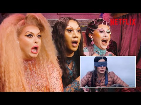 Drag Queens React To Horror Movie Bird Box – Tia Kofi, Blu Hydrangea, Cheryl Hole & more | Netflix