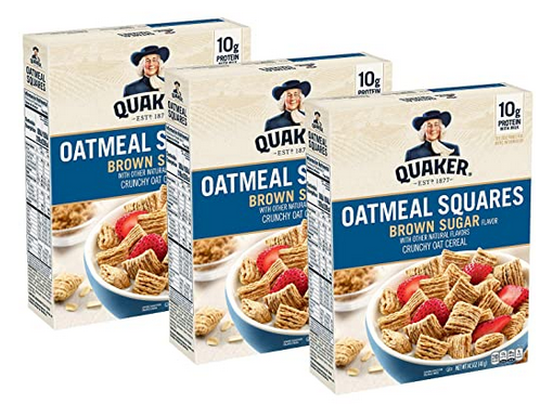 Quaker Oatmeal Squares Breakfast Cereal (3 pack) just $7.33 shipped!
