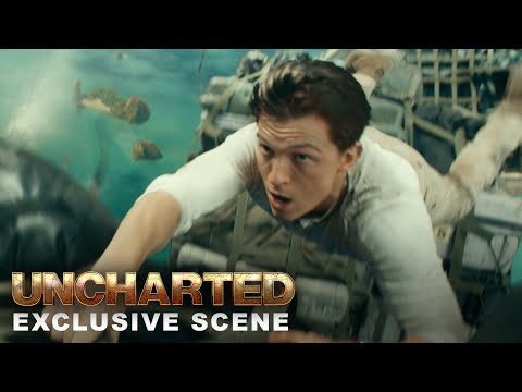 UNCHARTED Exclusive Scene – Plane Fight