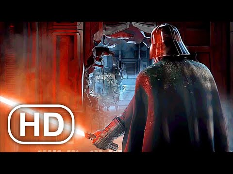 STAR WARS Palpatine Kills Darth Vader Scene 4K ULTRA HD
