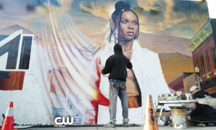Naomi | Mural Timelapse | The CW