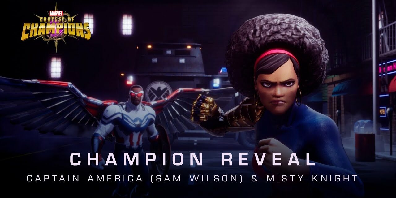 Captain America (Sam Wilson) & Misty Knight in Safe Haven | Marvel Contest of Champions