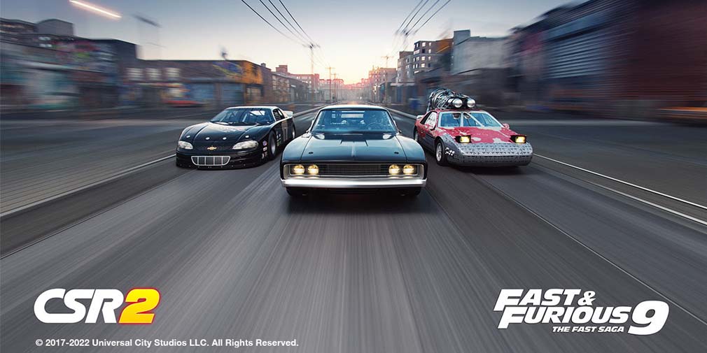 CSR Racing 2 (CSR2) partners with The Fast & Furious 9: The Fast Saga to bring iconic cars and movie scenes into the racing game
