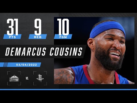 DeMarcus Cousins scores the most PTS he’s had in 4 YEARS